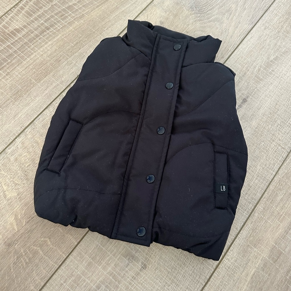 Little Bipsy Puffer Vest in Black Size 3-6 Months